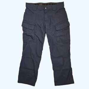Duluth Trading Flex Dry On The Fly Pants Mens 38x30 (38x29) Cargo Relaxed Gorp